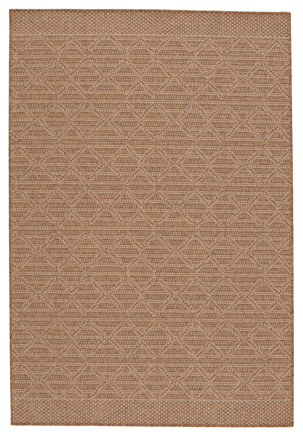 Motu Indoor/Outdoor Trellis Light Brown & Beige Rug