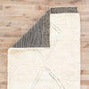 Ephesus Hand-Knotted Geometric Ivory & Black Area Rug