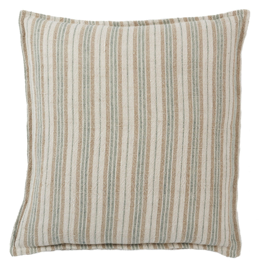 Tanzy Lucien Cream & Mint Pillow 1