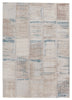 Halvard Abstract Ivory & Blue Rug by Jaipur Living