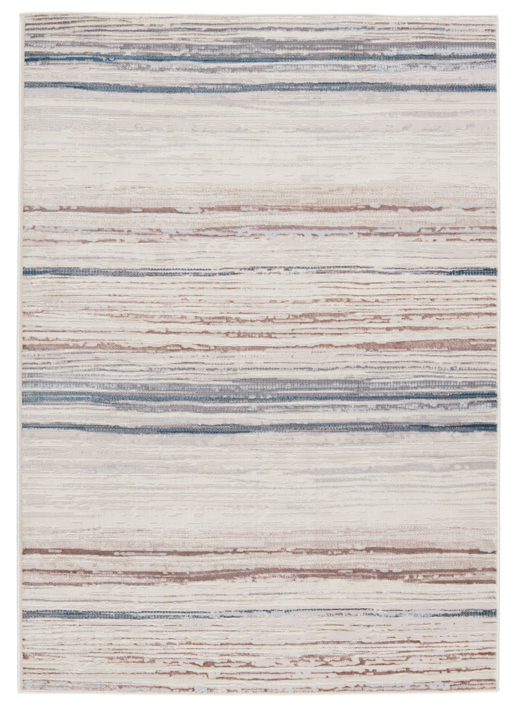 Haldor Abstract Ivory & Blue Rug by Jaipur Living