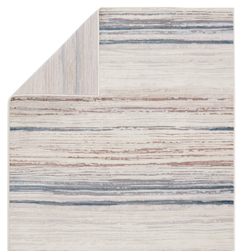 Haldor Abstract Ivory & Blue Rug by Jaipur Living