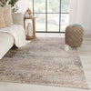 Tolsten Abstract Ivory & Blue Rug by Jaipur Living