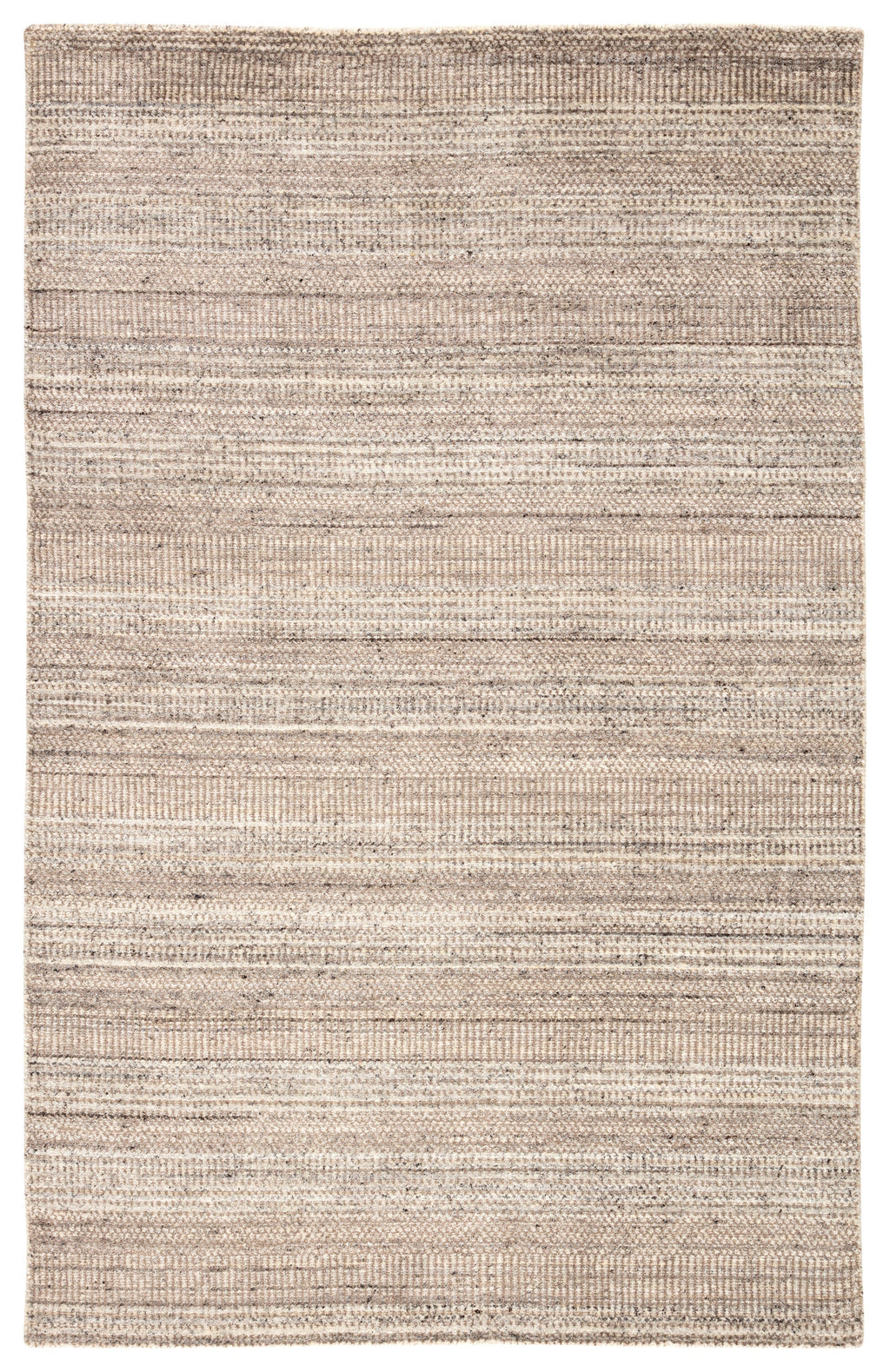 Minuit Handmade Geometric Gray & Tan Area Rug