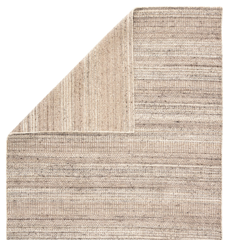 Minuit Handmade Geometric Gray & Tan Area Rug