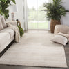 Minuit Handmade Geometric Gray & Tan Area Rug