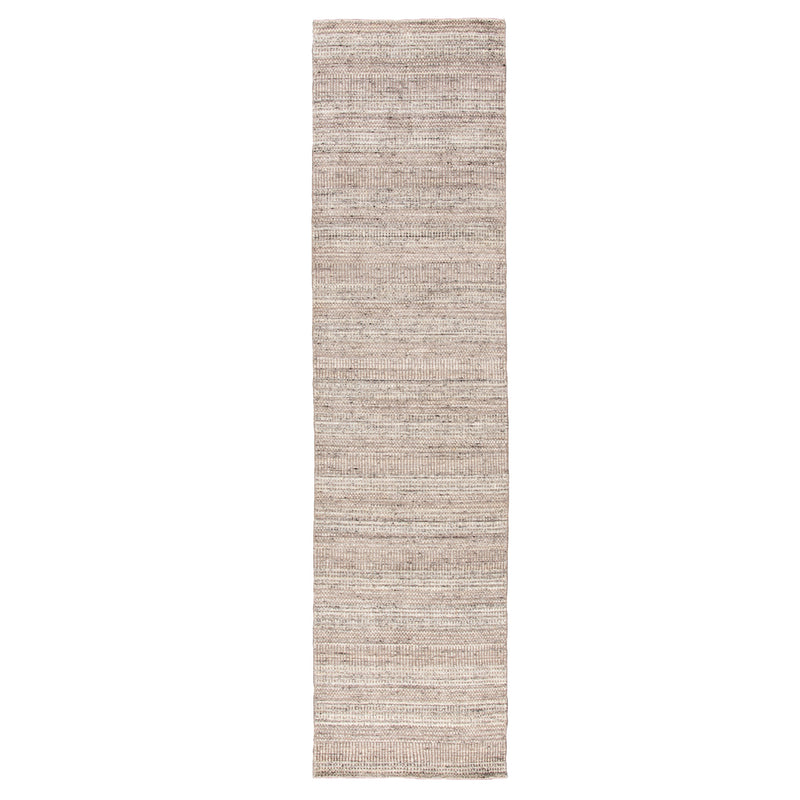 Minuit Handmade Geometric Gray & Tan Area Rug