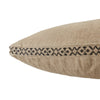 Seti Border Pillow in Beige & Dark Grey by Jaipur Living