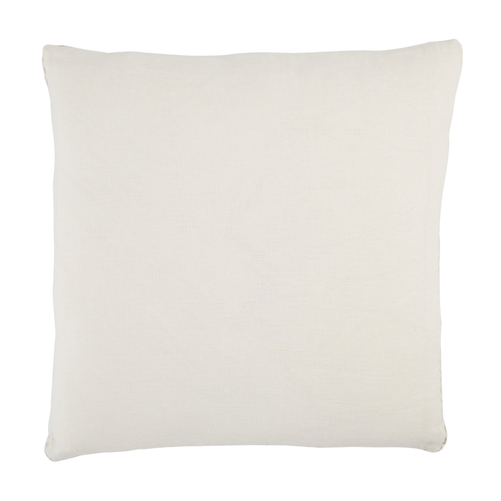 Seti Border Pillow in Ivory & Blush by Jaipur Living