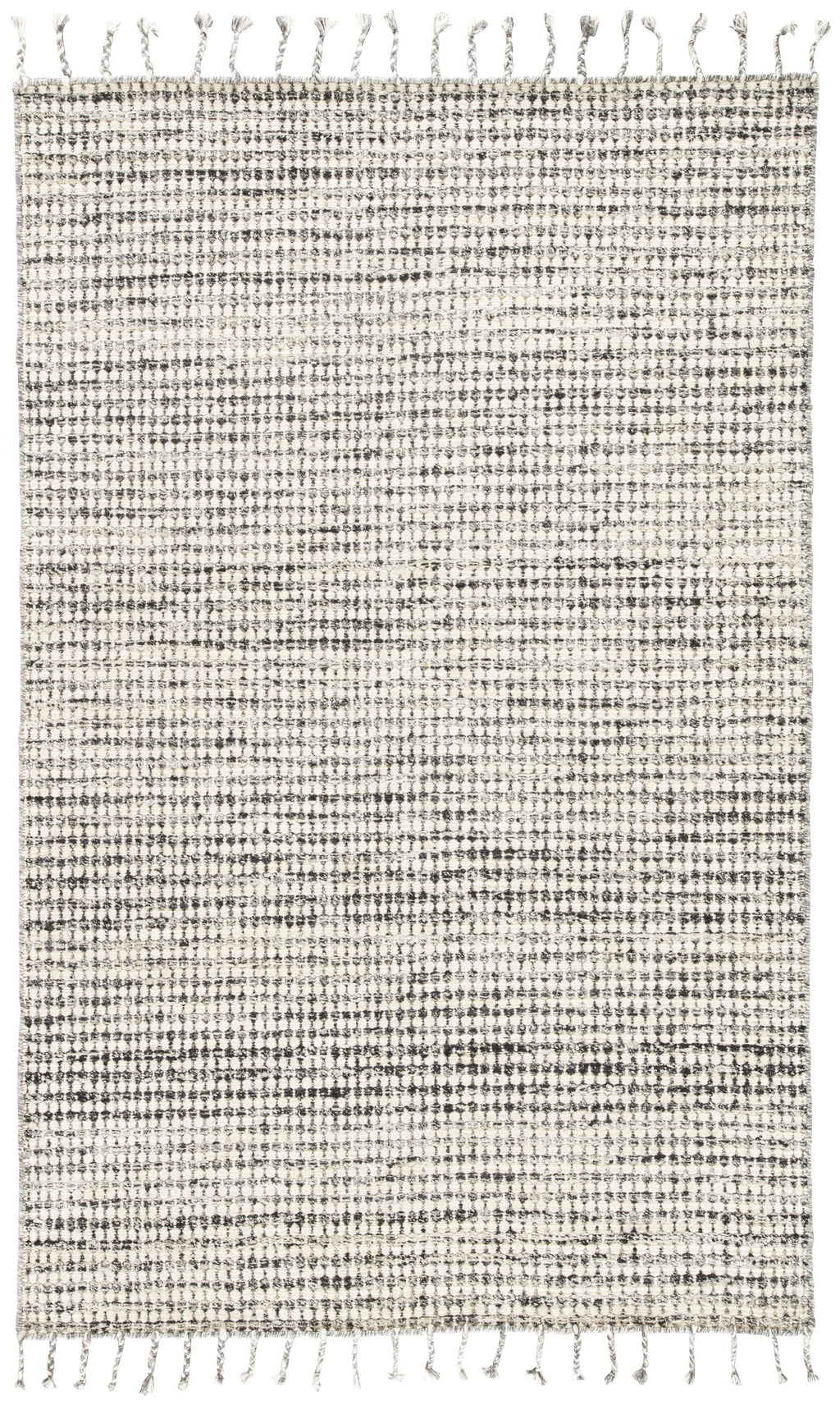 Perkins Handmade Dot Ivory & Black Area Rug