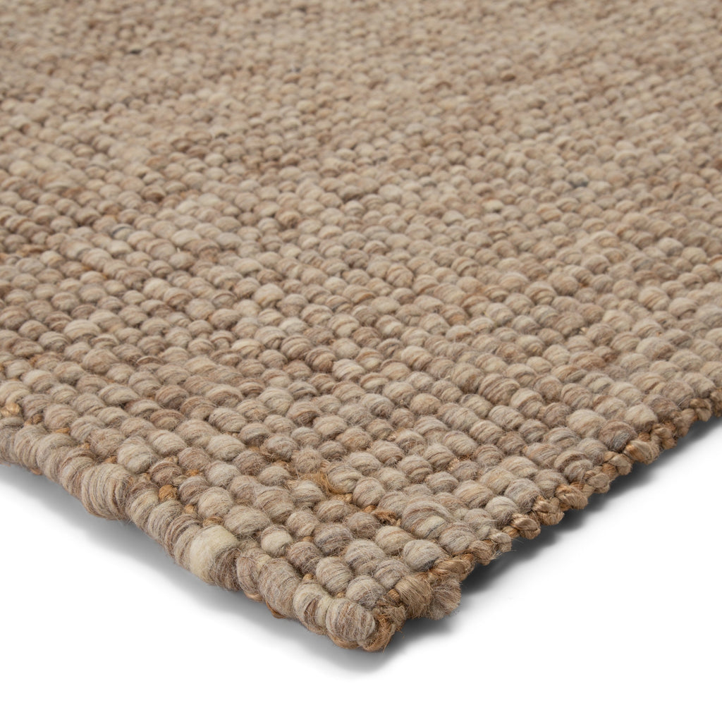 Oceana Natural Solid Light Gray/ Tan Rug by Jaipur Living