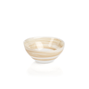 Mallorca Free Flow Alabaster Glass Bowl - Sand, in Various Sizes