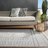 Inayah Indoor/Outdoor Tribal Gray & Light Gray Rug