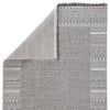 Kiyan Indoor/Outdoor Border Gray & Light Gray Rug