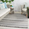 Cote Indoor/Outdoor Trellis Gray & Light Gray Rug