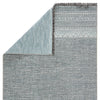 Rao Indoor/Outdoor Border Gray & Light Blue Rug