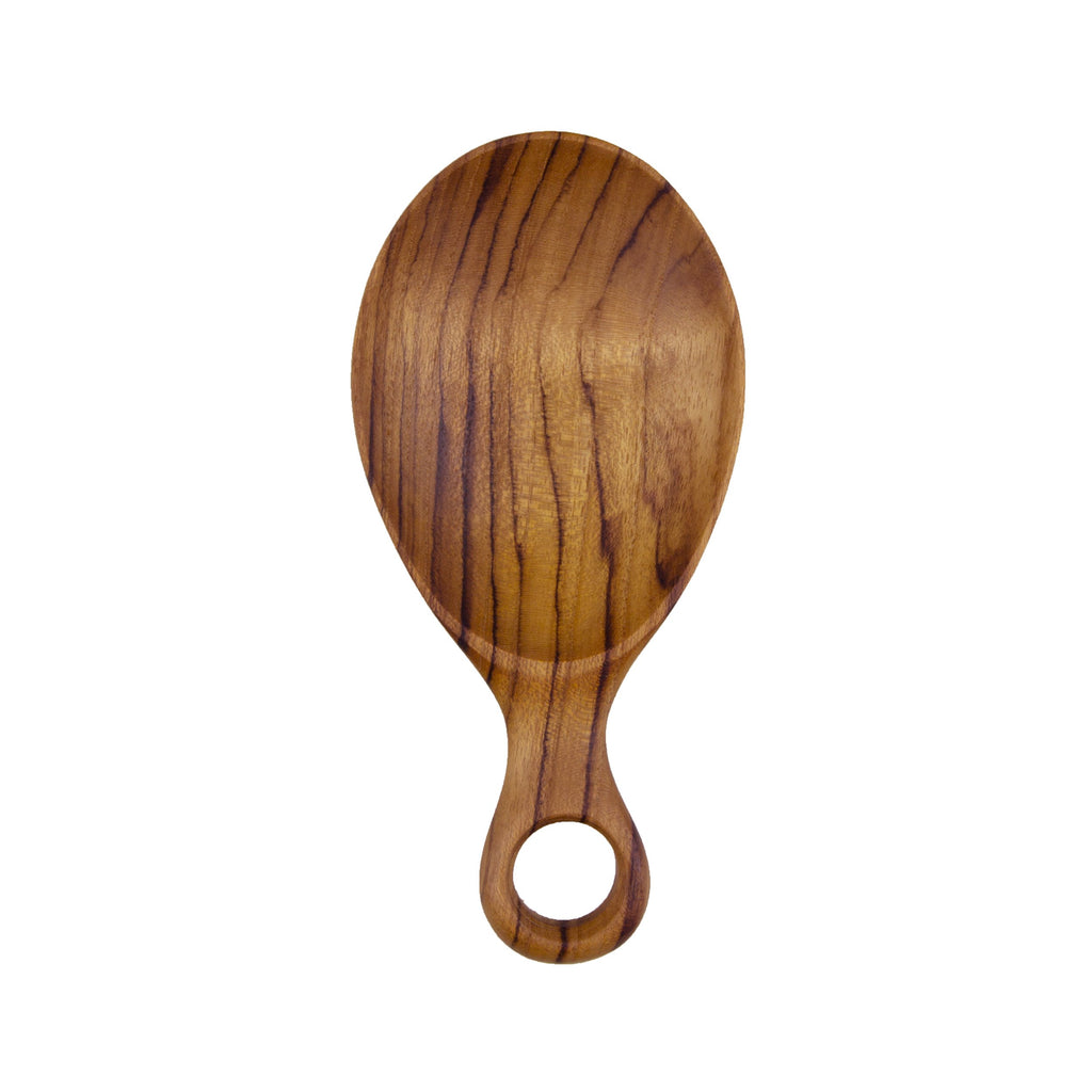 Teak Root Oval Paddle Scoop