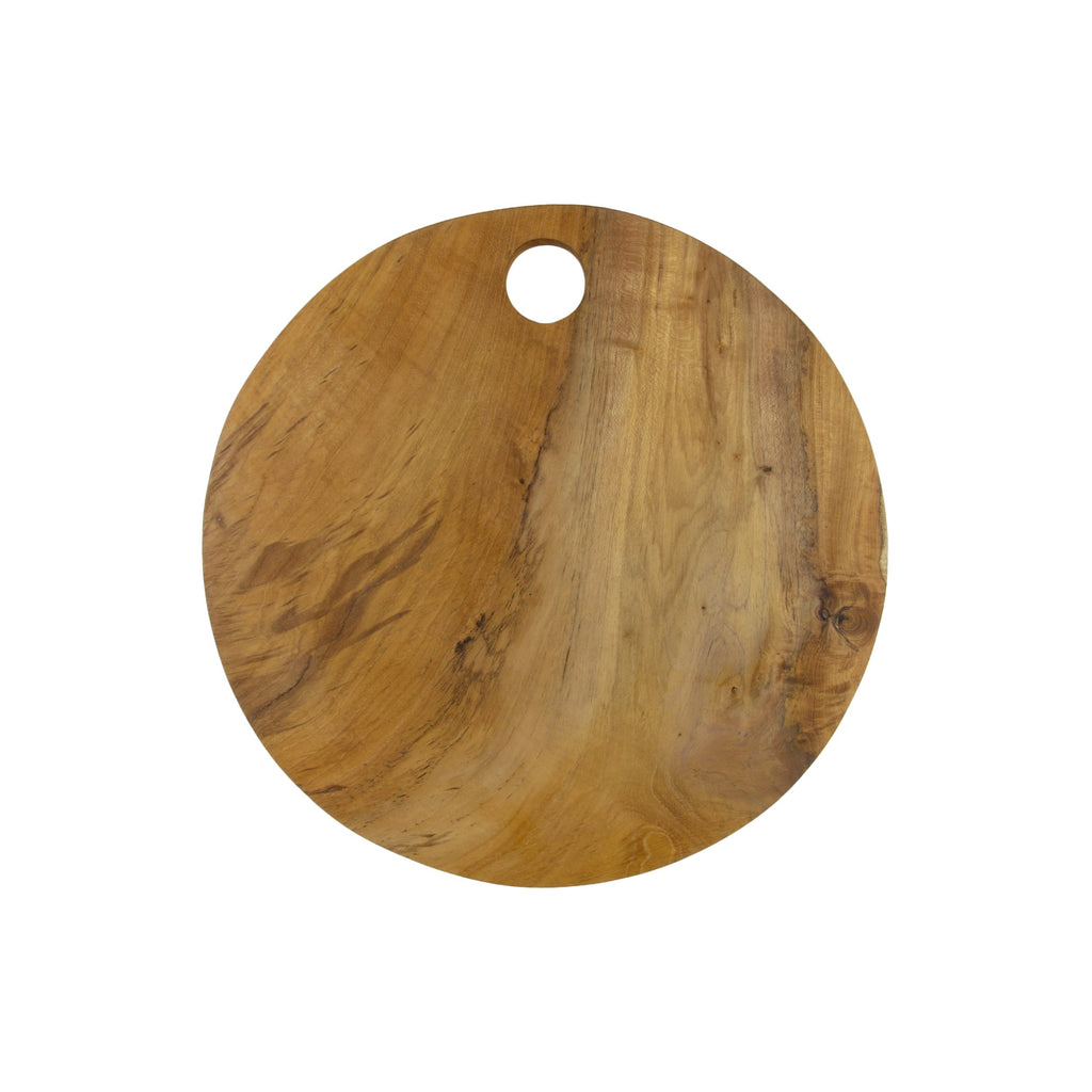 Teak Root Circular Edge Cutting Board