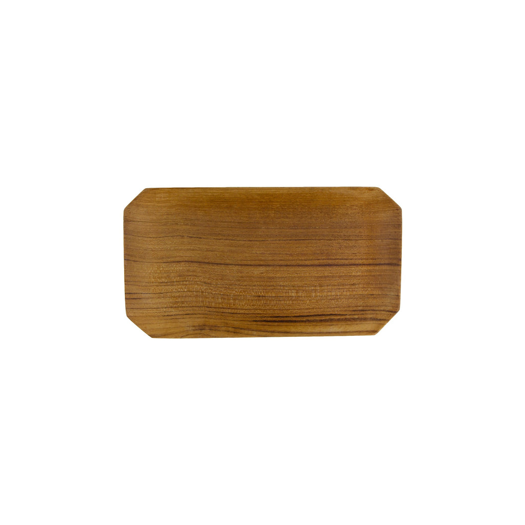 Teak Root Bevelled Tray in Various Sizes