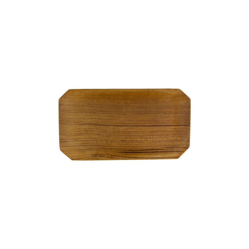 Teak Root Bevelled Tray in Various Sizes