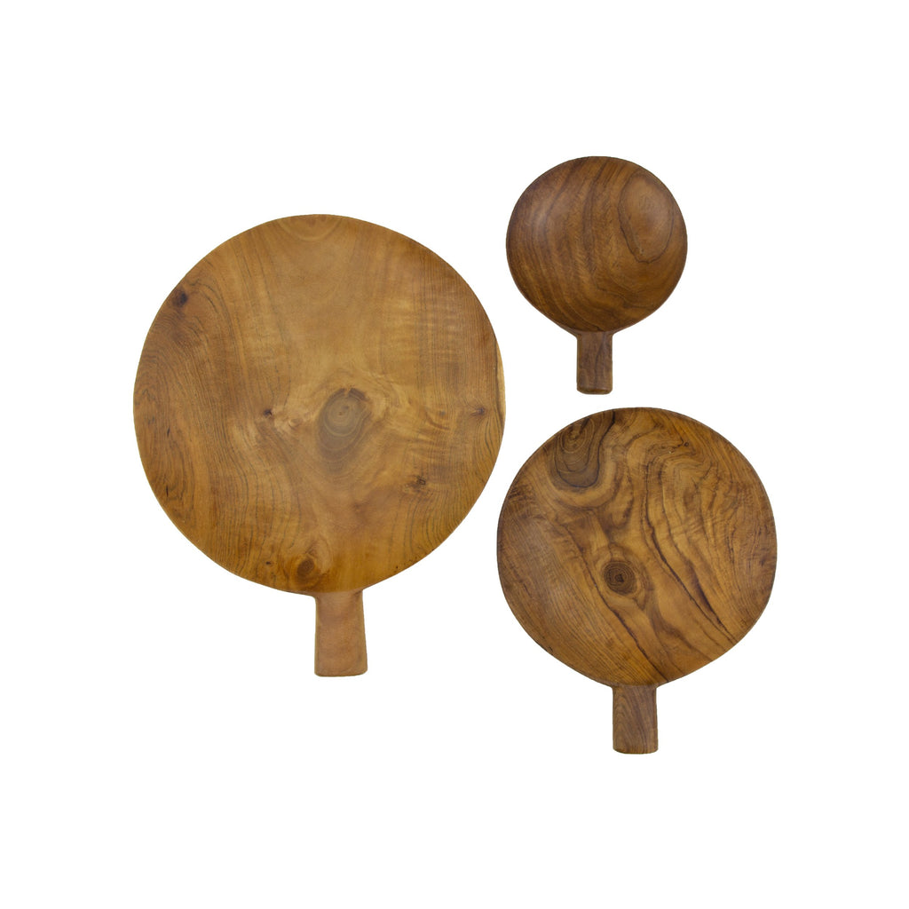 Teak Root Paddle Tray in Various Sizes