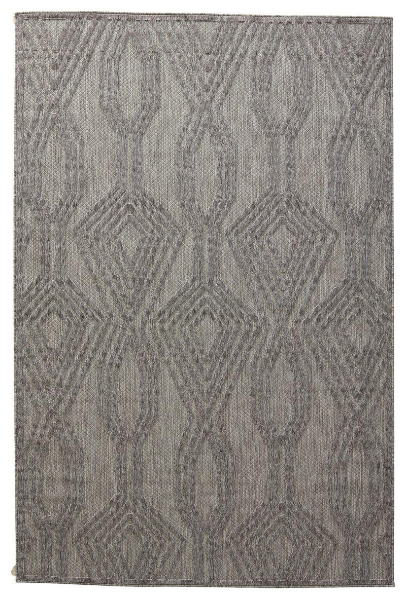 Tajiri Adana Indoor/Outdoor Gray Rug by Nikki Chu 1