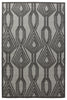 Tajiri Adana Indoor/Outdoor Dark Gray & Silver Rug by Nikki Chu 1