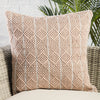 Torren Lindy Indoor/Outdoor Tan & Ivory Pillow 4