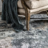 Glacier Handmade Abstract Gray & Dark Blue Area Rug