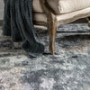 Glacier Handmade Abstract Gray & Dark Blue Area Rug