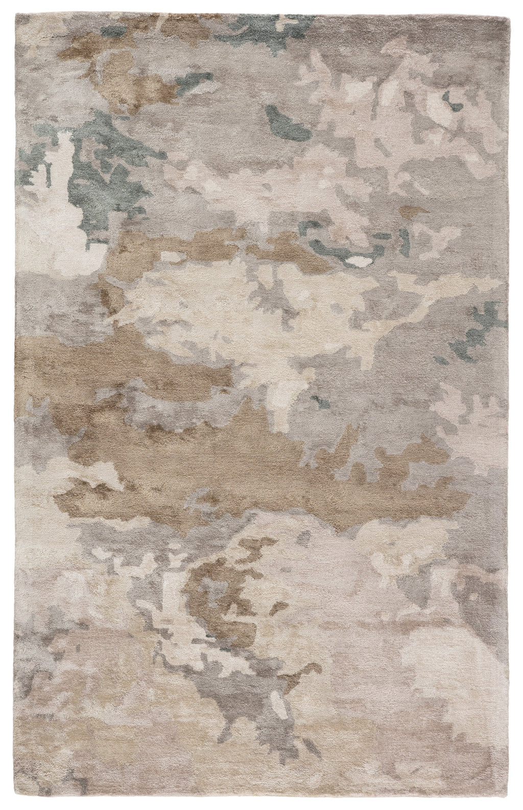 Glacier Handmade Abstract Light Gray/ Taupe Rug by Jaipur Living