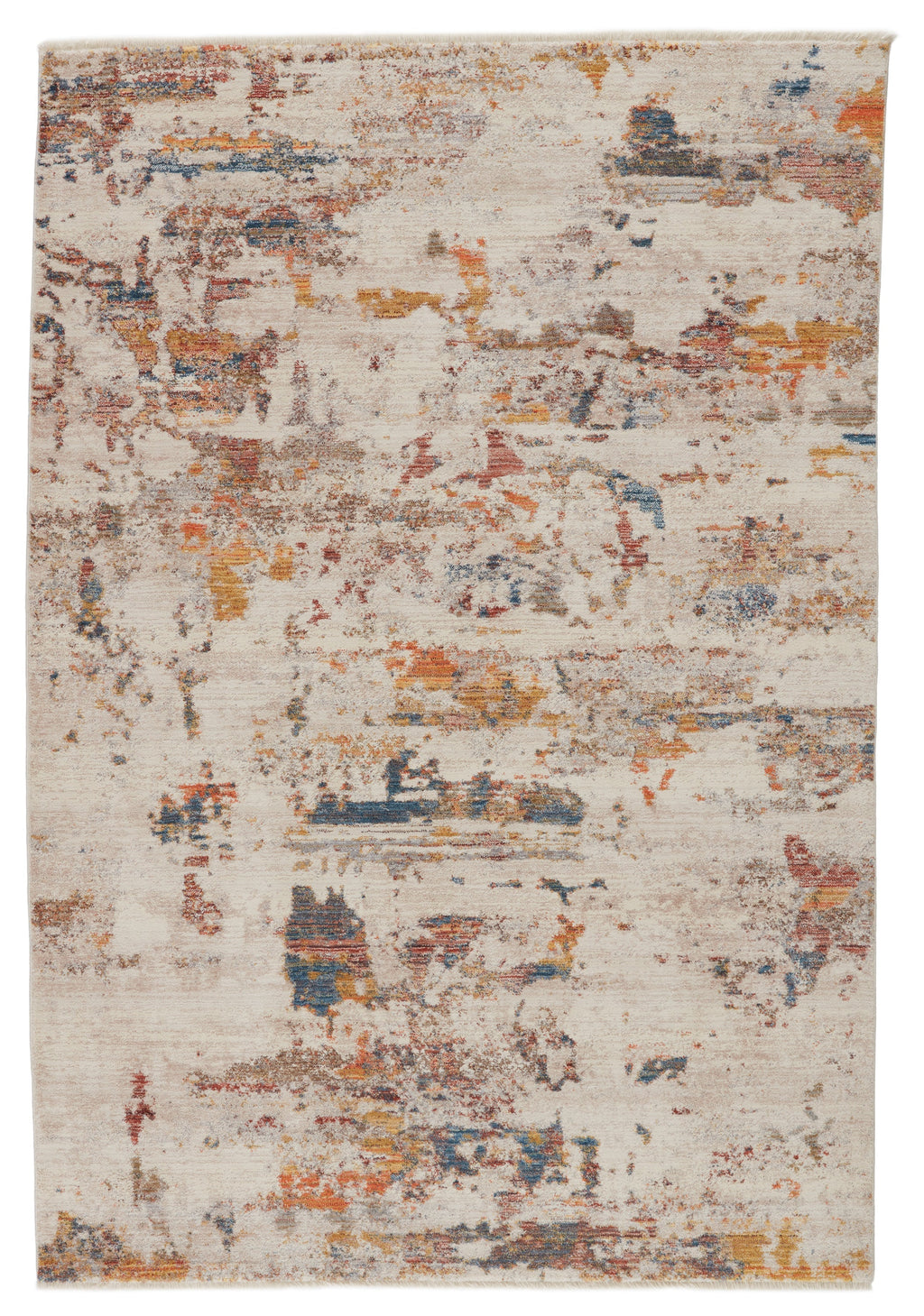 Demeter Abstract Rug in Ivory & Multicolor by Jaipur Living