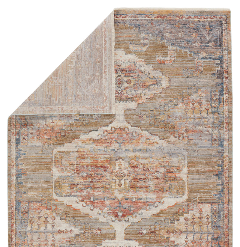 Haelyn Medallion Rug in Multicolor & Olive by Jaipur Living