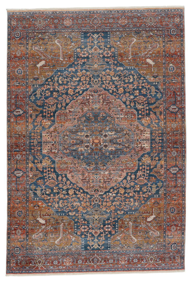 Saphir Medallion Rug in Multicolor & Blue by Jaipur Living