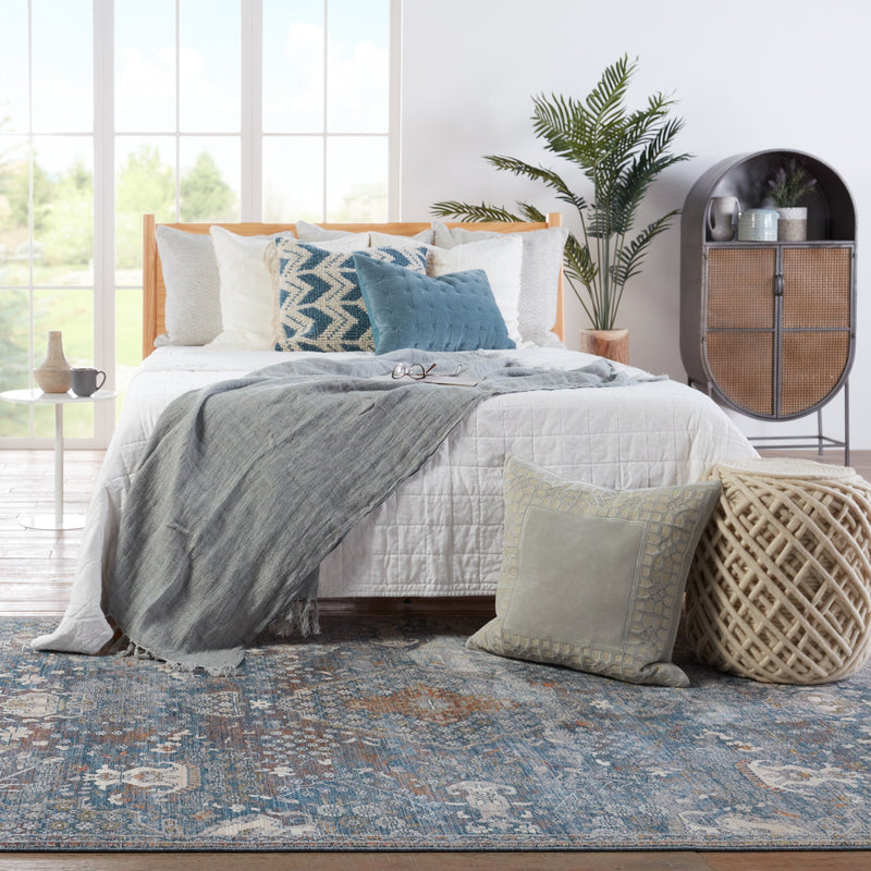 Terra Harkin Blue & Gray Rug 7