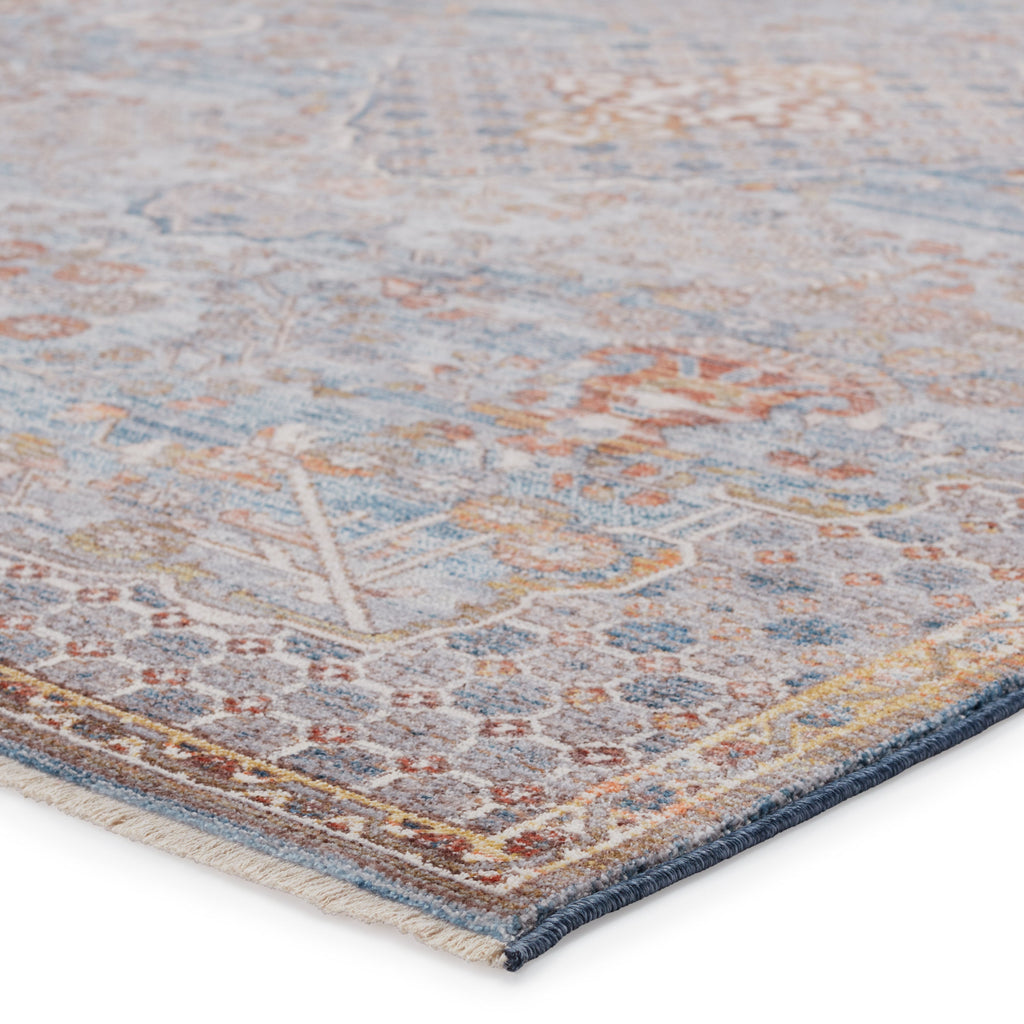 Terra Harkin Light Gray & Rust Rug 2