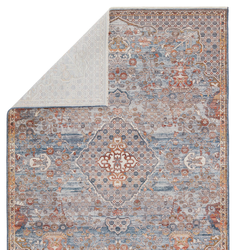 Terra Harkin Light Gray & Rust Rug 3