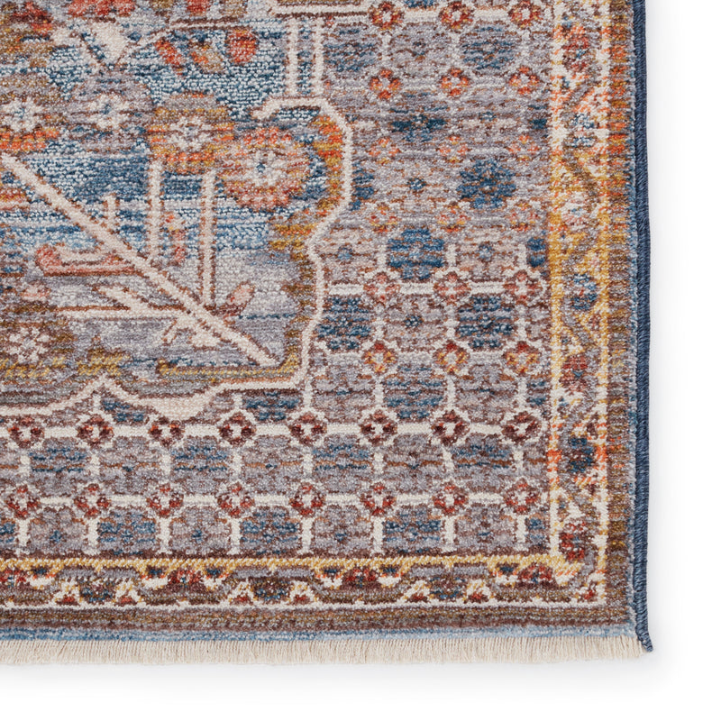 Terra Harkin Light Gray & Rust Rug 4