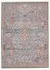 Terra Harkin Light Gray & Rust Rug 1