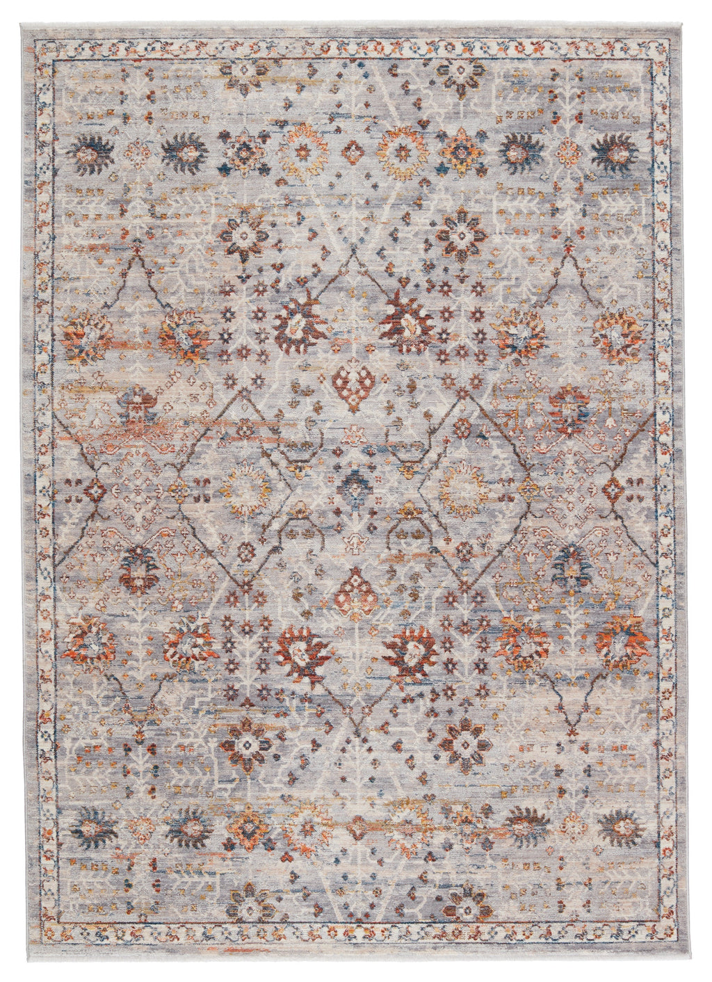 Terra Katalia Gray & Rust Rug 1