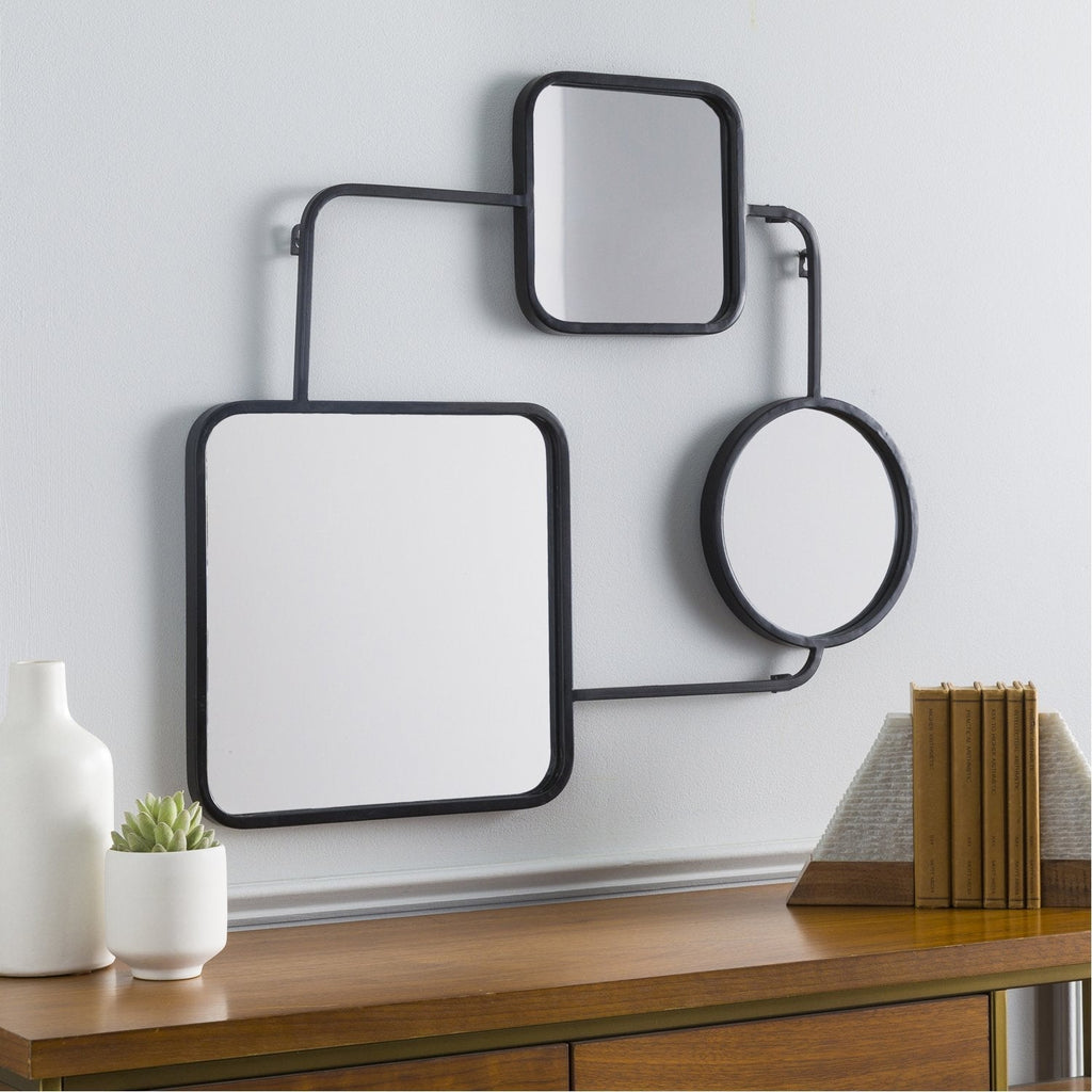 Mattie TTI-001 Mirror in Black by Surya