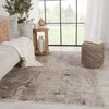 Hammon Abstract Rug in Gray & Gold by Jaipur Living