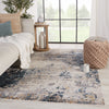 Terrior Abstract Rug in Blue & Gold by Jaipur Living