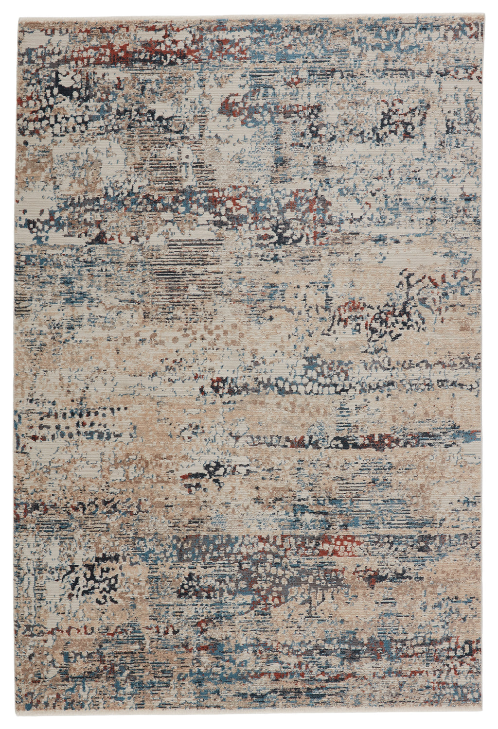 Halston Abstract Rug in Blue & Gray by Jaipur Living