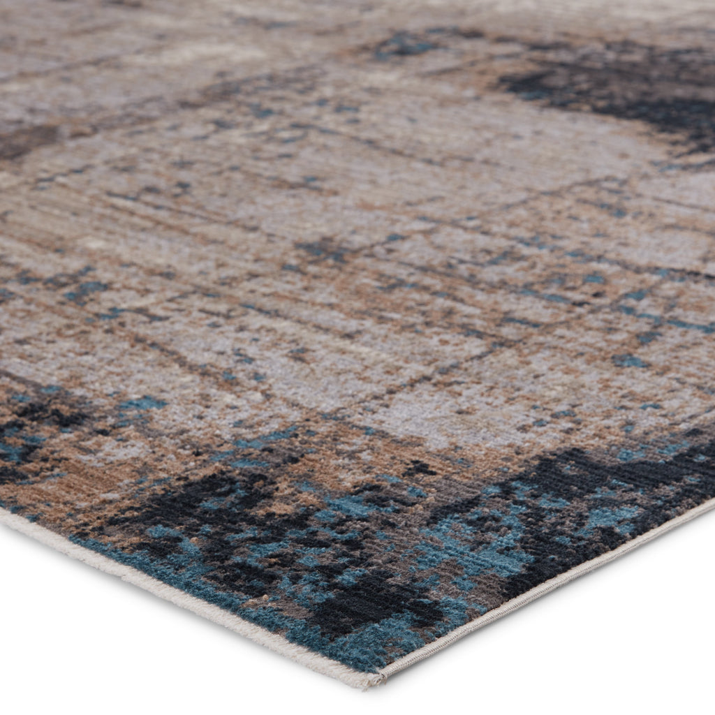 Sana Abstract Rug in Gray & Blue by Jaipur Living