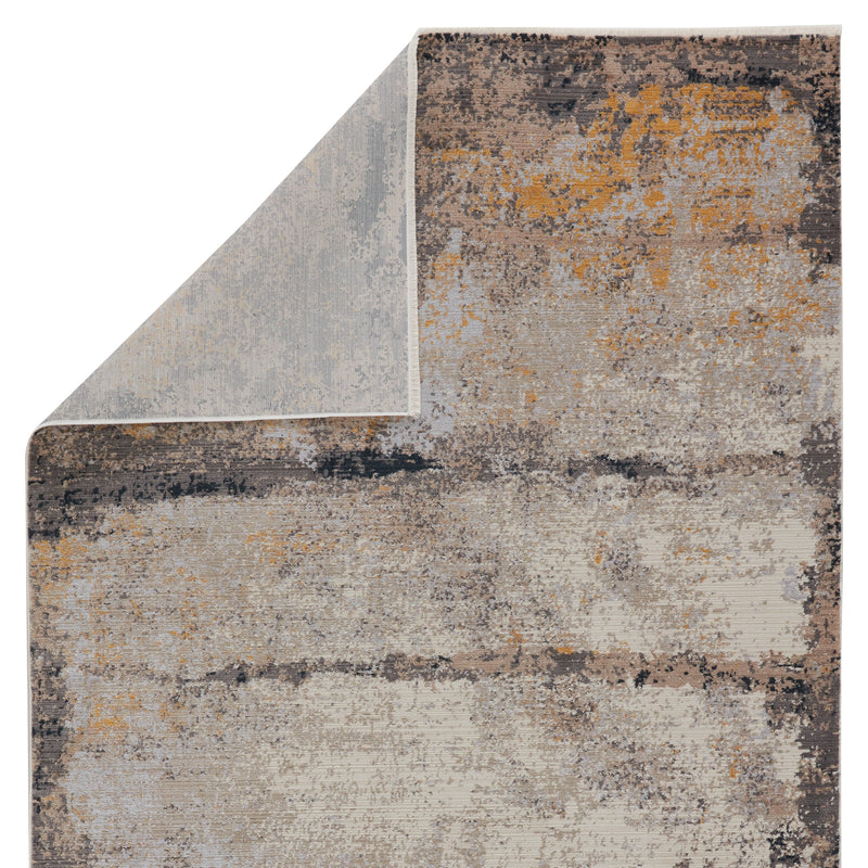 Trevena Abstract Rug in Gray & Gold by Jaipur Living