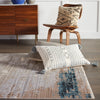 Wystan Abstract Rug in Gray & Blue by Jaipur Living