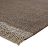 Sunday Handmade Border Rug in Light Brown & Gray