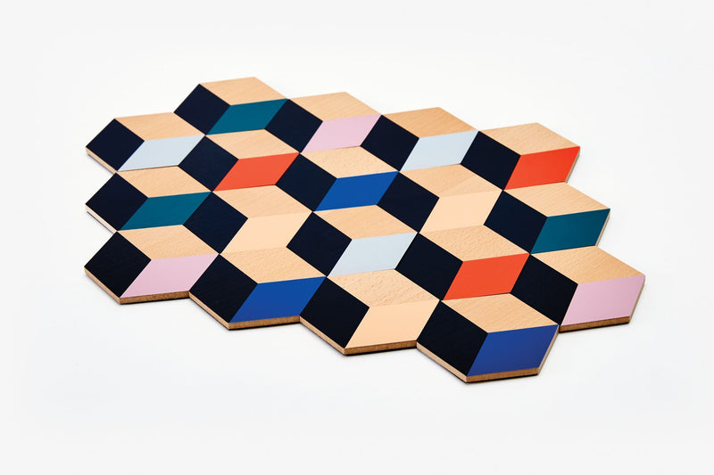 Table Tiles in Modern Multi design by Areaware