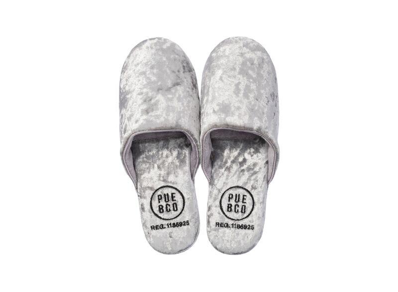 Velvet Slipper - Small - Silver